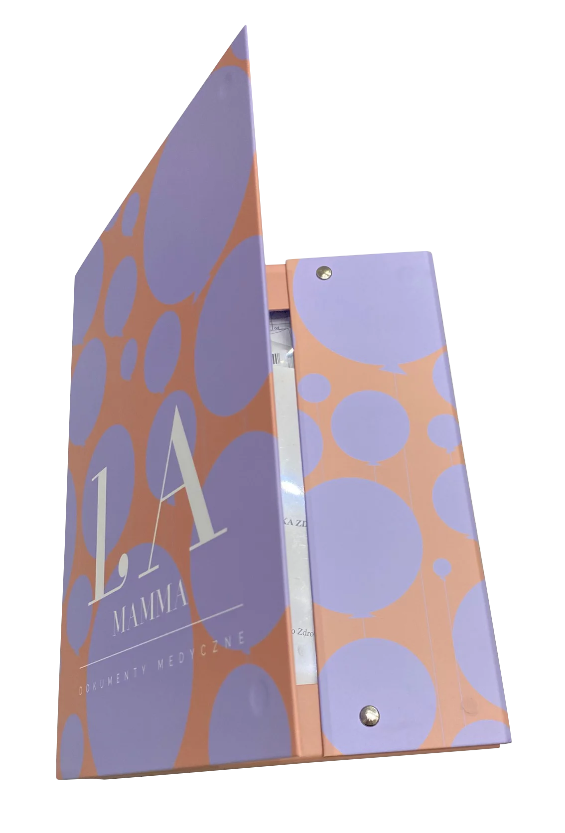 Teczka ciążowa na dokumenty medyczne Soft Lily